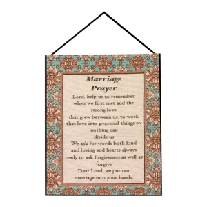 Marriage Prayer Tapestry Bannerette
