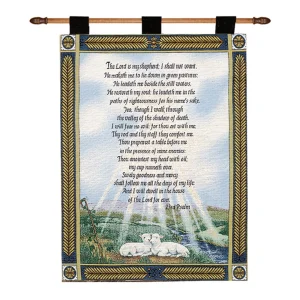 23rd Psalm Tapestry Wall Hanging