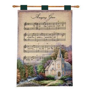 Church In The Country/Amazing Grace Wall Hanging