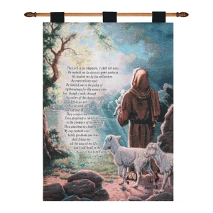The Lord Is My Shepherd Tapestry Wall Hanging