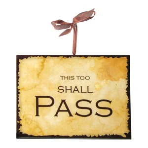 Shall Pass Inspirational Plaque
