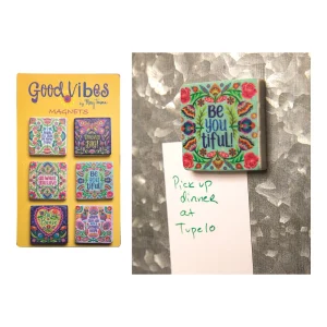 Good Vibes Resin Magnets