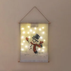 LED Wall Hanging - Snowman