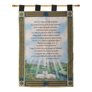 23rd Psalm Tapestry Wall Hanging - Spanish