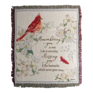 Remembering You Tapestry Throw