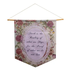Religious Toile Faith Is The Reality Pennant