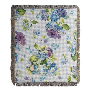 Whispers Of Blue Tapestry Throw