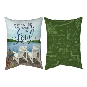 Lake Life - A Day At The Lake Climaweave Pillow