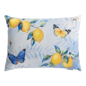 Lemon Blue Climaweave Pillow